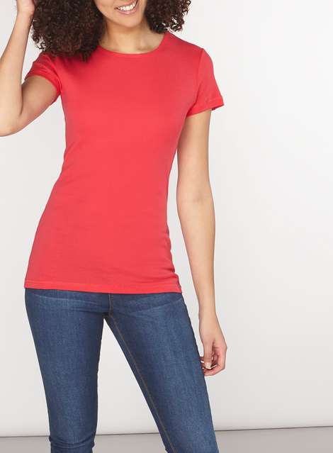 **Tall Pink Cotton T-Shirt